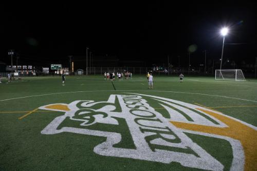 A photo of the turf fields at Missouri University of Science and Technology